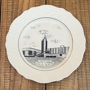 Carillon Tower Commemorative Plate